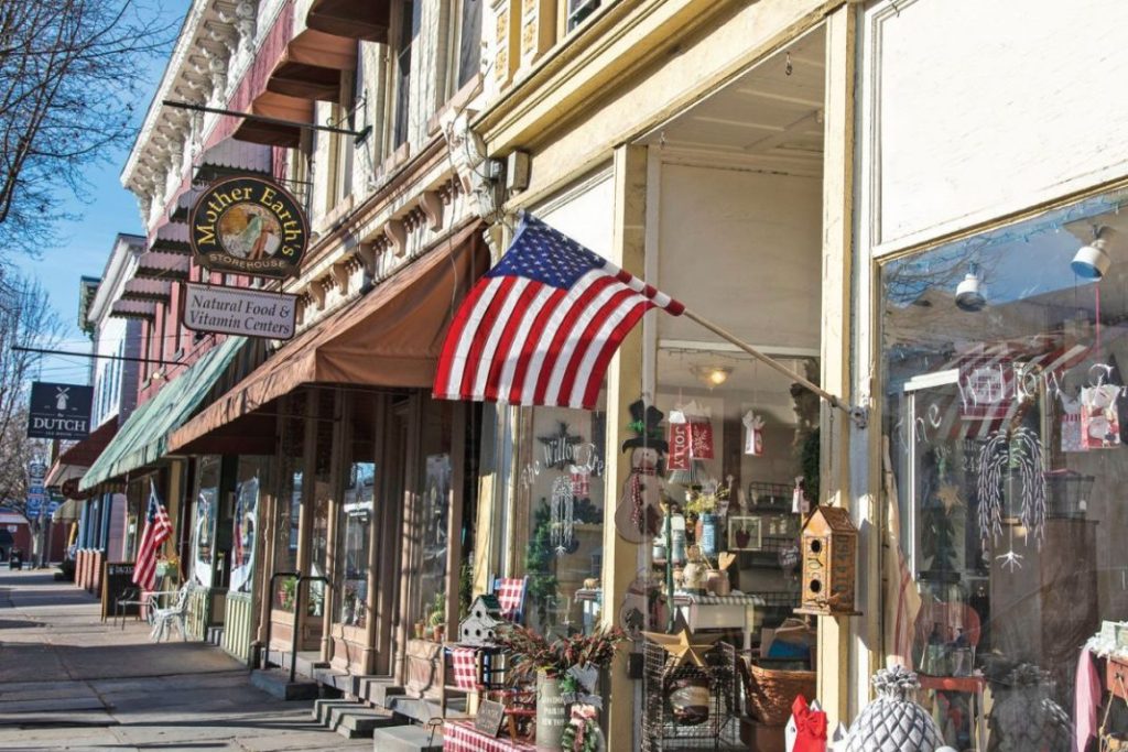 Small town Main Street